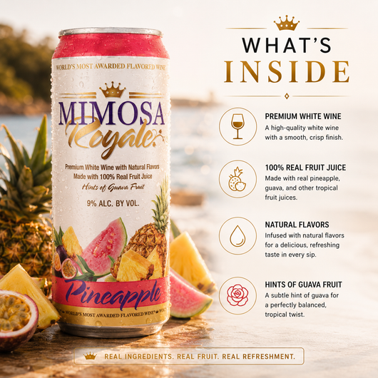 Pineapple Mimosa Cans