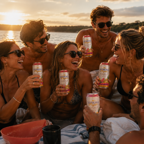 Pineapple Mimosa Cans