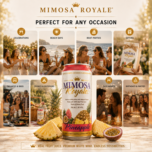 Pineapple Mimosa Cans