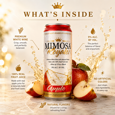 Apple Mimosa Cans