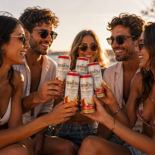Apple Mimosa Cans