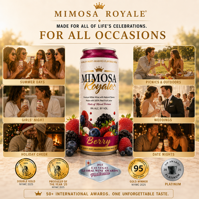 Berry Mimosa Cans