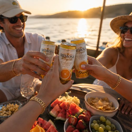 Orange Mimosa Cans