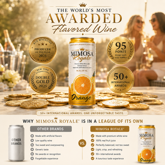 Orange Mimosa Cans
