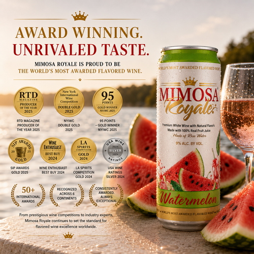 Watermelon Mimosa Cans