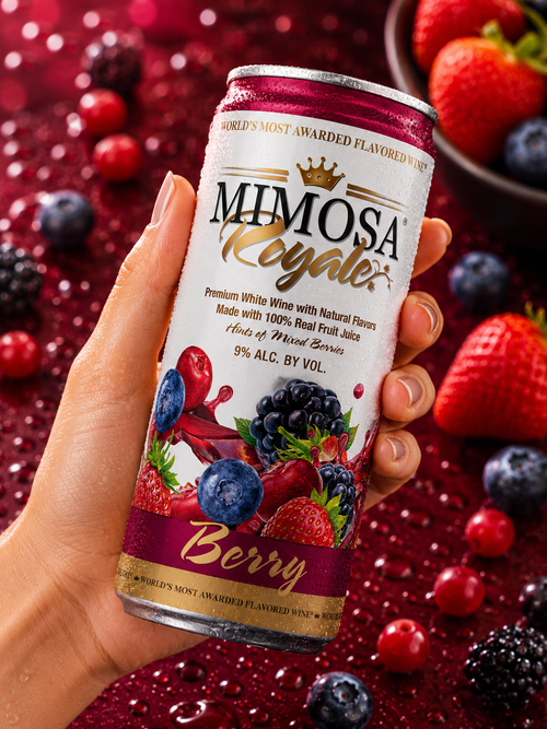 Berry Mimosa Cans