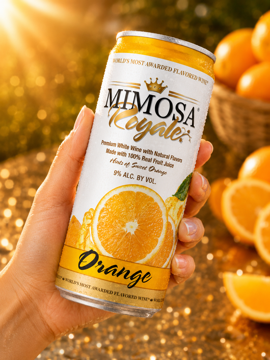 Orange Mimosa Cans