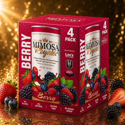 Berry Mimosa Cans