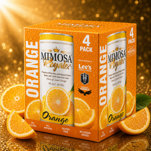 Orange Mimosa Cans