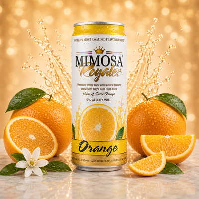 Orange Mimosa Cans