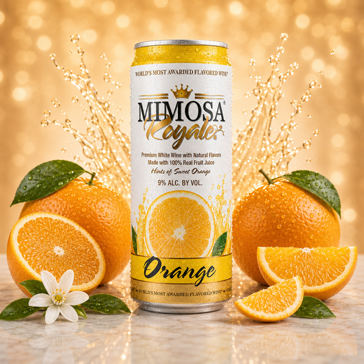 Orange Mimosa Cans
